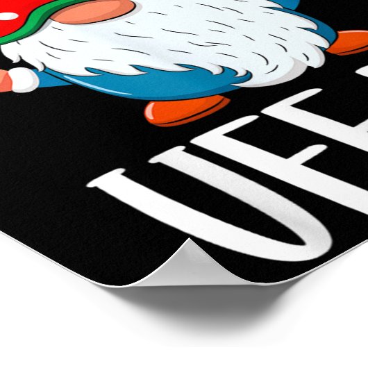 Uff Da Swediomte Gnome Christmas Poster (Ecke)