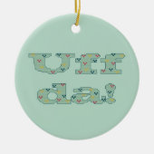 Uff DA! Verzierung Keramikornament (Vorne)