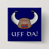 Uff DA! Viking-Hut Button (Vorderseite)