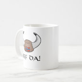 Uff DA! Viking-Hut Kaffeetasse (Vorderseite Links)