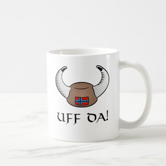 Uff DA! Viking-Hut Kaffeetasse (Rechts)