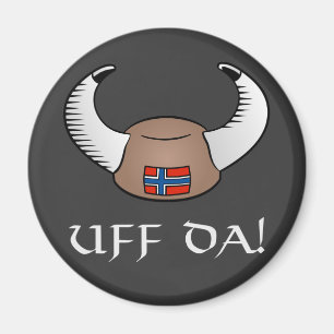 Uff DA! Viking-Hut Magnet