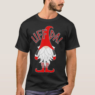 UffDa Nordic Gnome Scandinavian Tomte Artic Nisse T-Shirt