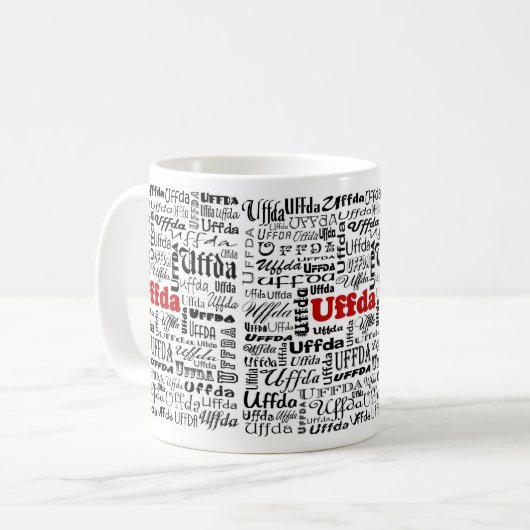 Uffda-Tasse Kaffeetasse (Vorderseite Links)