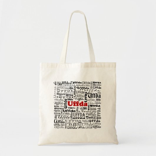 Uffda Tote Bag Tragetasche (Vorne)