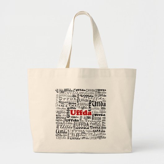 Uffda Tote Bag Tragetasche (Vorne)
