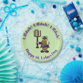 Uffdah! Papier-Teller St. Urhos Tages Pappteller (Party)