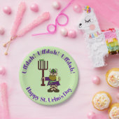 Uffdah! Papier-Teller St. Urhos Tages Pappteller (Party)