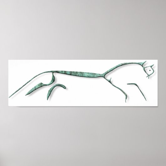 Uffington Horse Copper Poster (Vorne)