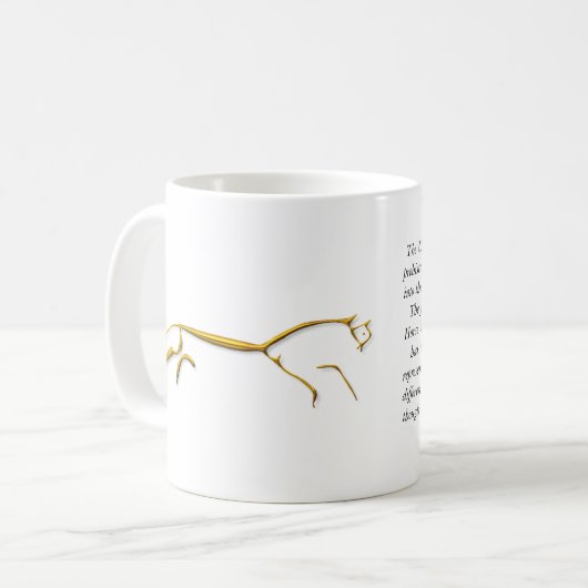 Uffington Pferdegold, Tasse (Vorderseite Links)
