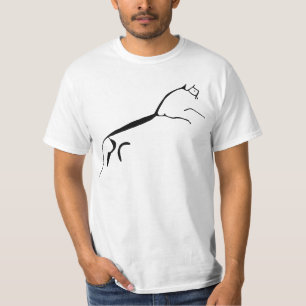 Uffington Schloss-weißes Pferd T-Shirt