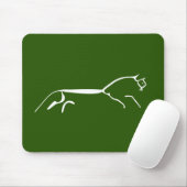 Uffington White Pferd uraltes Geoglyph-Symbol engl Mousepad (Mit Mouse)