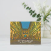 Uffizi Gallery, Florenz, Italien Postkarte (Stehend Vorderseite)
