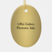 Uffizi Gallery Keramik Ornament (Hinten)