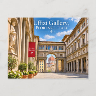 Uffizien Galerie Florenz Italien Postkarte