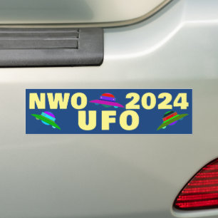 UFO 2024 Autoaufkleber