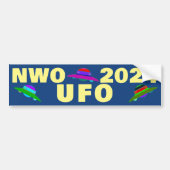 UFO 2024 Autoaufkleber (Vorne)