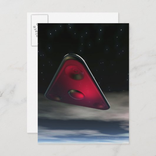 UFO 3 POSTKARTE (Vorne/Hinten)