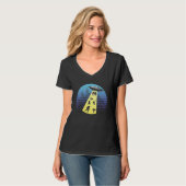 UFO Abduction  cryptozoology cryptozoologist T-Shirt (Vorderseite Vollansicht)