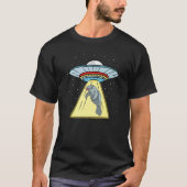 Ufo Abduction Manatee Sea Animal T-Shirt (Vorderseite)