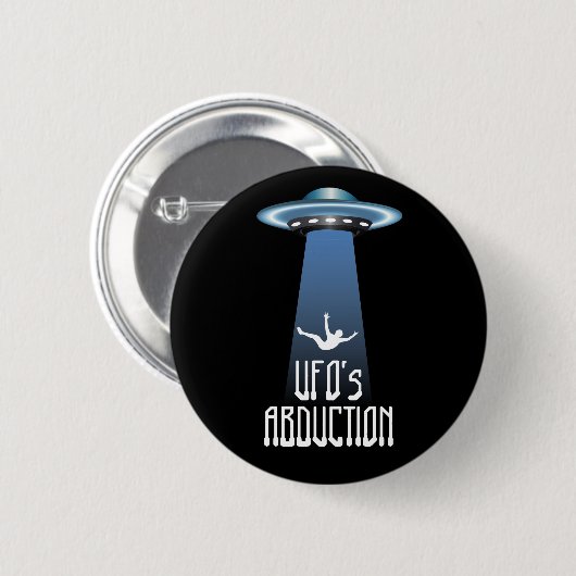 UFO Abduktion Button (Vorne & Hinten)