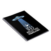 UFO Abduktion Notizblock (Rechte Seite)