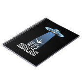 UFO Abduktion Notizblock (Linke Seite)