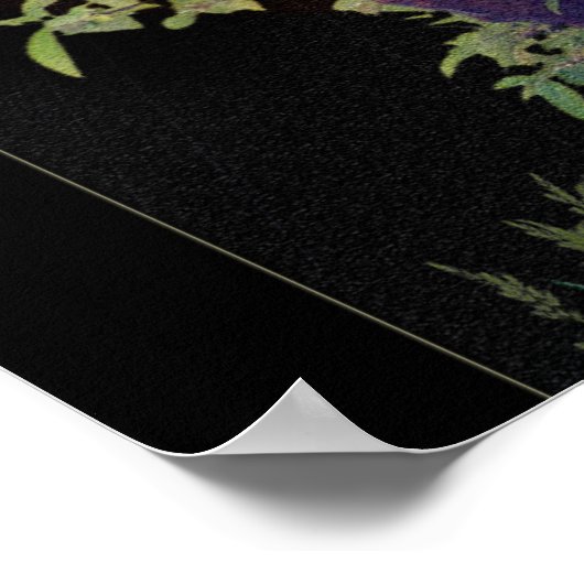 UFO Abduktion Poster (Ecke)