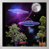 UFO Abduktion Poster (Vorne)