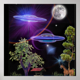 UFO Abduktion Poster