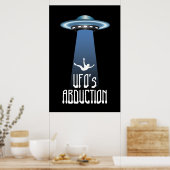 UFO Abduktion Poster (Küche)