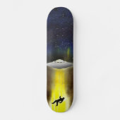 UFO-Abduktions-Skateboard Skateboard (Vorderseite)