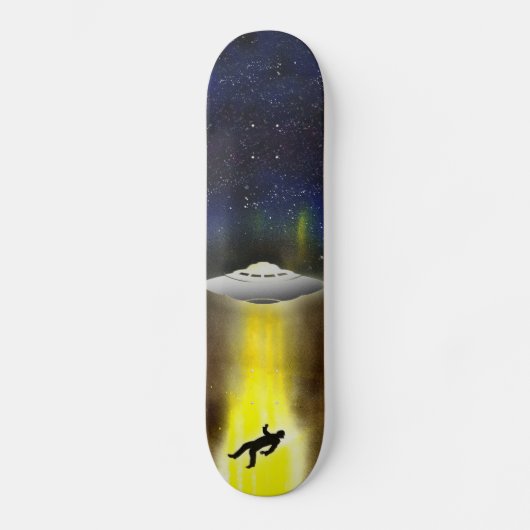 UFO-Abduktions-Skateboard Skateboard (Vorderseite)