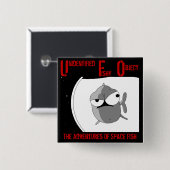 UFO (Abzeichen) Button (Vorne & Hinten)