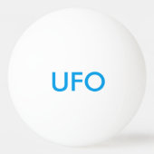 UFO/ACME-Interplanetarische "Ping-Pong"-Kugel Tischtennisball (Vorderseite)