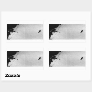 UFO Alien Außerirdisch Raumschiff Streng Geheim Rechteckiger Aufkleber