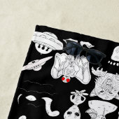 UFO, Alien, Bigfoot Cryptid Strandtuch (Beispiel)