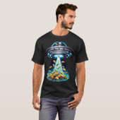Ufo Alien Eating Tacos Taco Lover Funny T-Shirt (Vorne ganz)