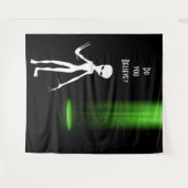 UFO Alien Entführung 👽 Glauben Sie? Wandteppich (Vorderseite (Horizontal))