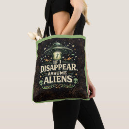 UFO-Alien-Entführungs-Humor Tasche