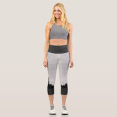 UFO Alien Extraterrestriale Raumsonde Top Geheimni Capri Leggings (Vorderseite)