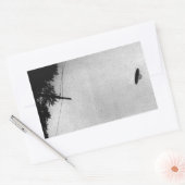 UFO Alien Extraterrestriale Raumsonde Top Geheimni Rechteckiger Aufkleber (Umschlag)