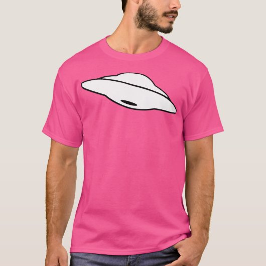 Ufo Alien Flying Saucer T-Shirt (Vorderseite)