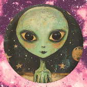 UFO-Alien Pappteller