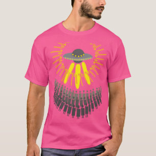 Ufo Alien Raumfahrt Humanity Peace T-Shirt