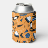 UFO-Alien, Raumschiffe, Kindermuster Dosenkühler (Kanne Rückseite)