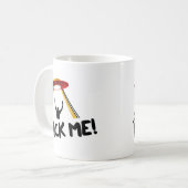 UFO-alien-Schiff - wählen Sie mich aus! Kaffeetasse (Vorderseite Links)