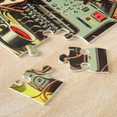 Ufo Alien Sci-fi Retro Comic Puzzle (Seite)