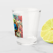 Ufo Alien Sci-fi Retro Comic Schnapsglas (Rechts)