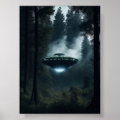 UFO Alien Space Digital Posters & Wall Art Poster (Vorne)